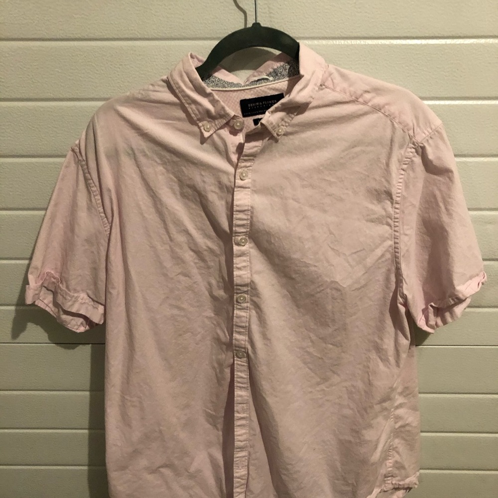 Pink slim fit shirt